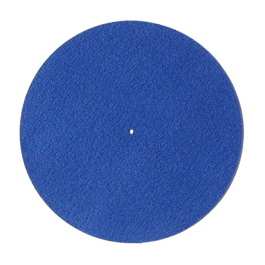 Turntable Wool Mat Standard - Blue